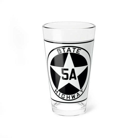 Texas 5A 1917 (Texas) (Road Sign) Pint Glass 16oz 16oz - Go Mug Yourself