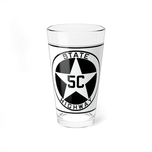 Texas 5C 1917 (Texas) (Road Sign) Pint Glss 16oz 16oz - Go Mug Yourself
