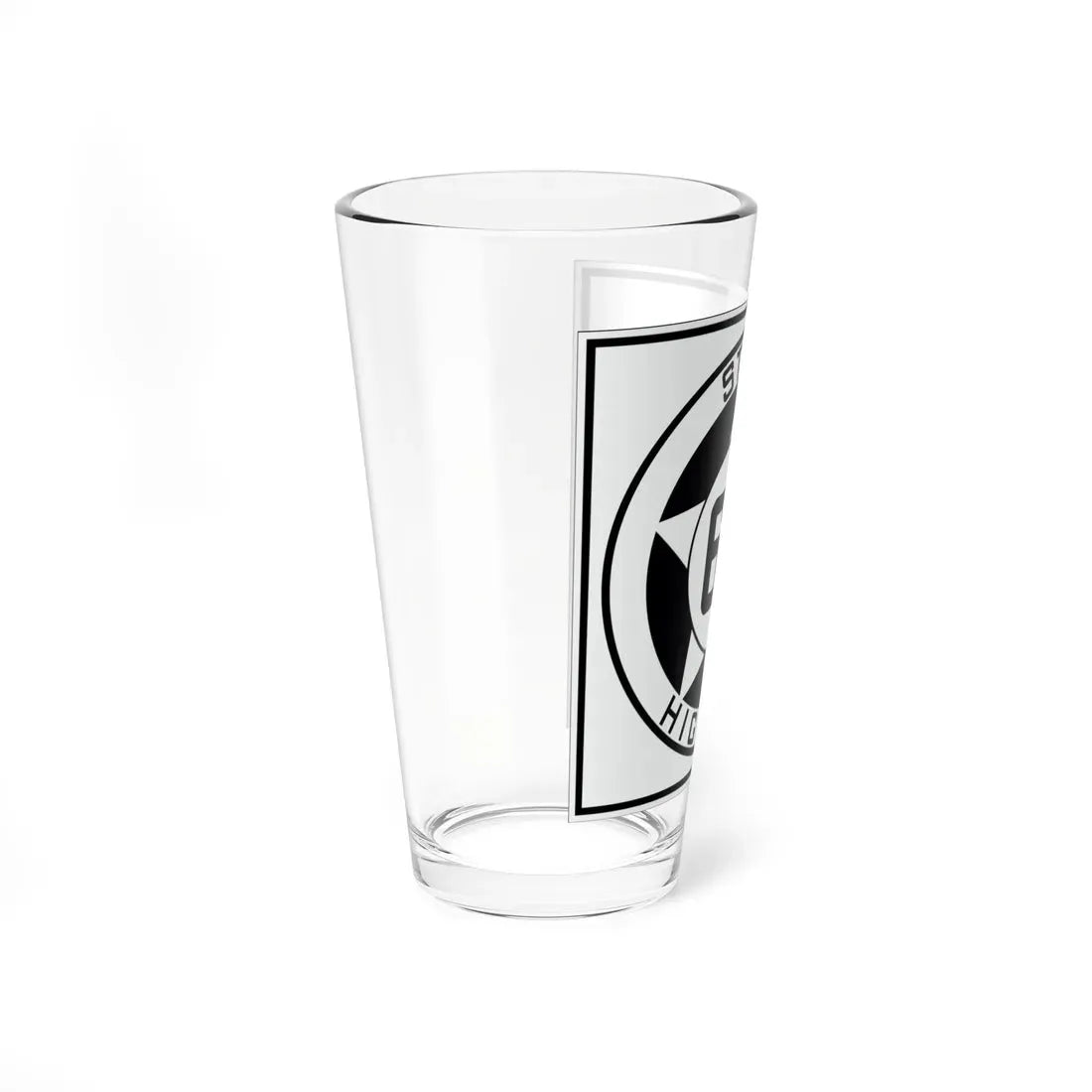 Texas 67 1935 (Texas) (Road Sign) Pint Glass 16oz - Go Mug Yourself