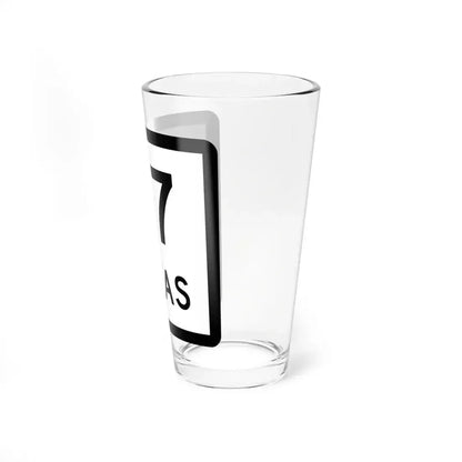Texas 67 (Texas) (Road Sign) Pint Glass 16oz - Go Mug Yourself