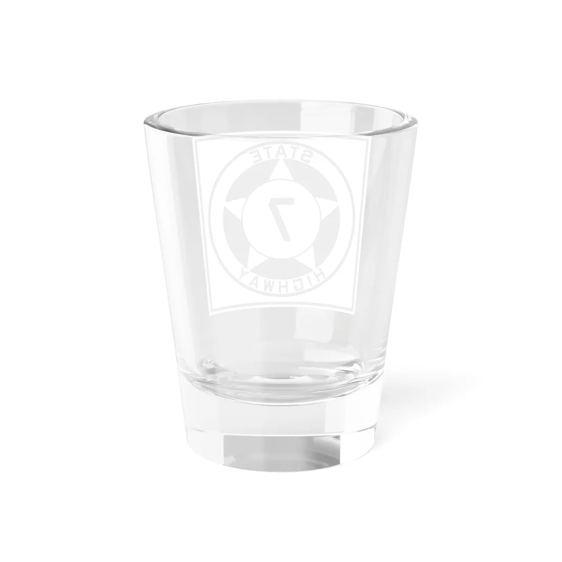 Texas 7 1935 (Texas) (Road Sign) Shot Glass 1.5oz - Go Mug Yourself