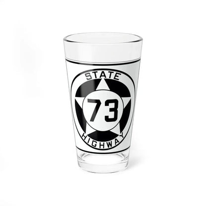 Texas 73 1935 (Texas) (Road Sign) Pint Glass 16oz 16oz - Go Mug Yourself