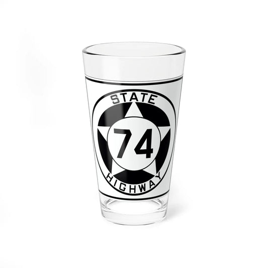 Texas 74 1935 (Texas) (Road Sign) Pint Glss 16oz 16oz - Go Mug Yourself