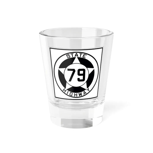 Texas 79 1935 (Texas) (Road Sign) Shot Glass 1.5oz 1.5oz - Go Mug Yourself
