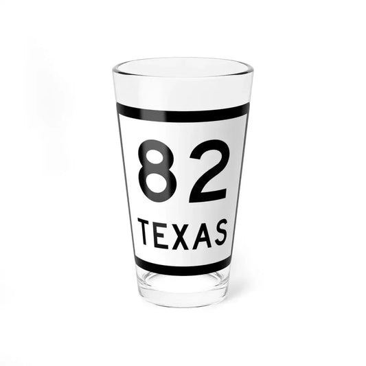 Texas 82 (Texas) (Road Sign) Pint Glass 16oz 16oz - Go Mug Yourself