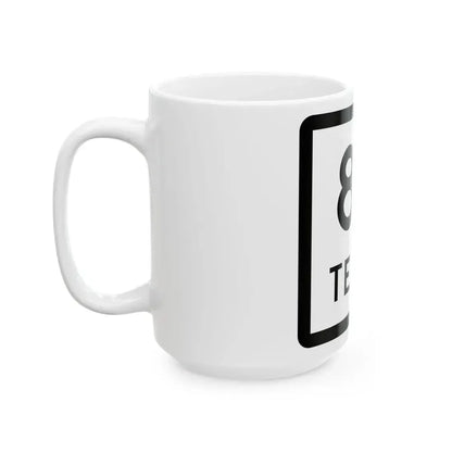 Texas 82 (Texas) (Road Sign) White Coffee Mug - Go Mug Yourself