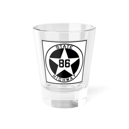 Texas 86 1917 (Texas) (Road Sign) Shot Glass 1.5oz 1.5oz - Go Mug Yourself