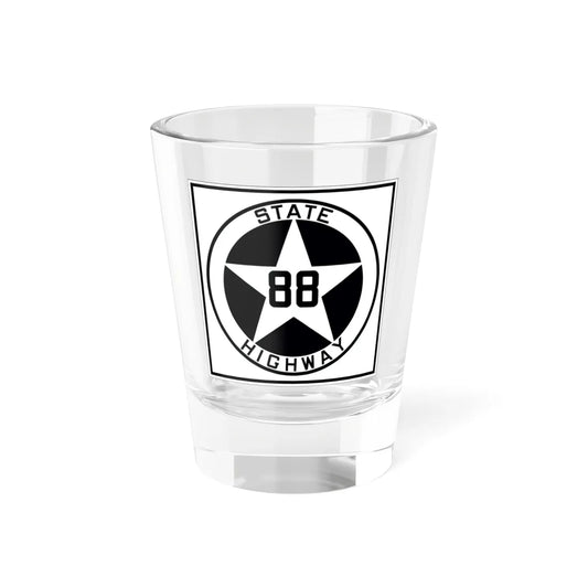 Texas 88 1917 (Texas) (Road Sign) Shot Glass 1.5oz 1.5oz - Go Mug Yourself