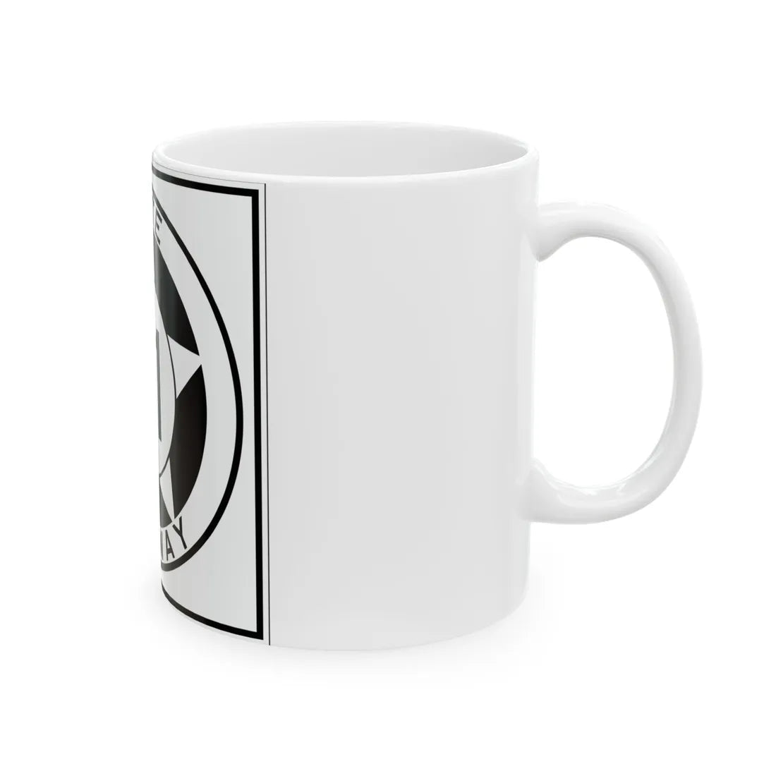 Texas 91 1935 (Texas) (Road Sign) White Coffee Mug - Go Mug Yourself