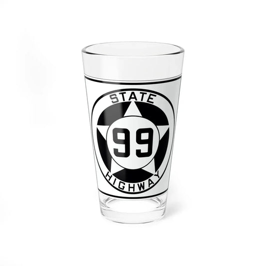 Texas 99 1935 (Texas) (Road Sign) Pint Glass 16oz 16oz - Go Mug Yourself