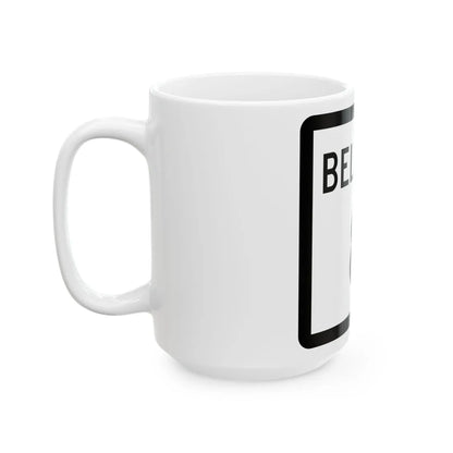 Texas Beltway 8 (Texas) (Road Sign) White Coffee Mug - Go Mug Yourself