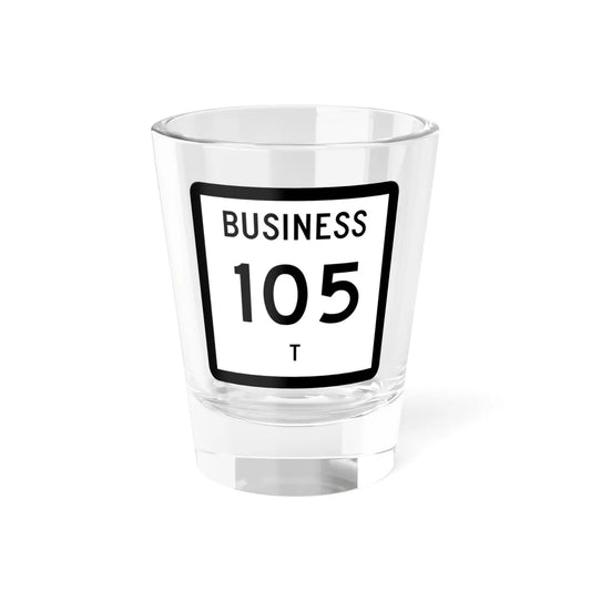 Texas Business 105-T (Texas) (Road Sign) Shot Glass 1.5oz 1.5oz - Go Mug Yourself