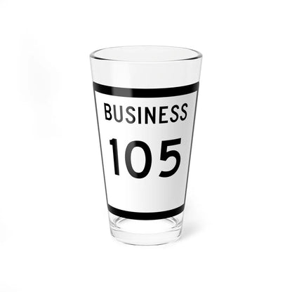Texas Business 105 (Texas) (Road Sign) Pint Glss 16oz 16oz - Go Mug Yourself
