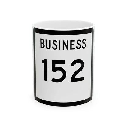 Texas Business 152 (Texas) (Road Sign) White Coffee Mug 11oz - Go Mug Yourself