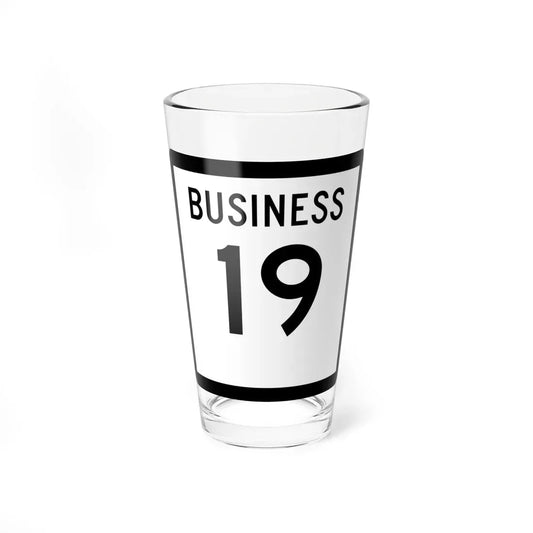 Texas Business 19 (Texas) (Road Sign) Pint Glass 16oz 16oz - Go Mug Yourself