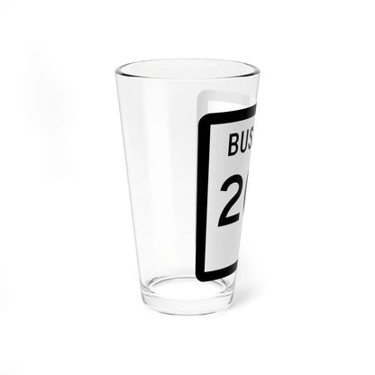 Texas Business 208-B (Texas) (Road Sign) Pint Glass 16oz - Go Mug Yourself