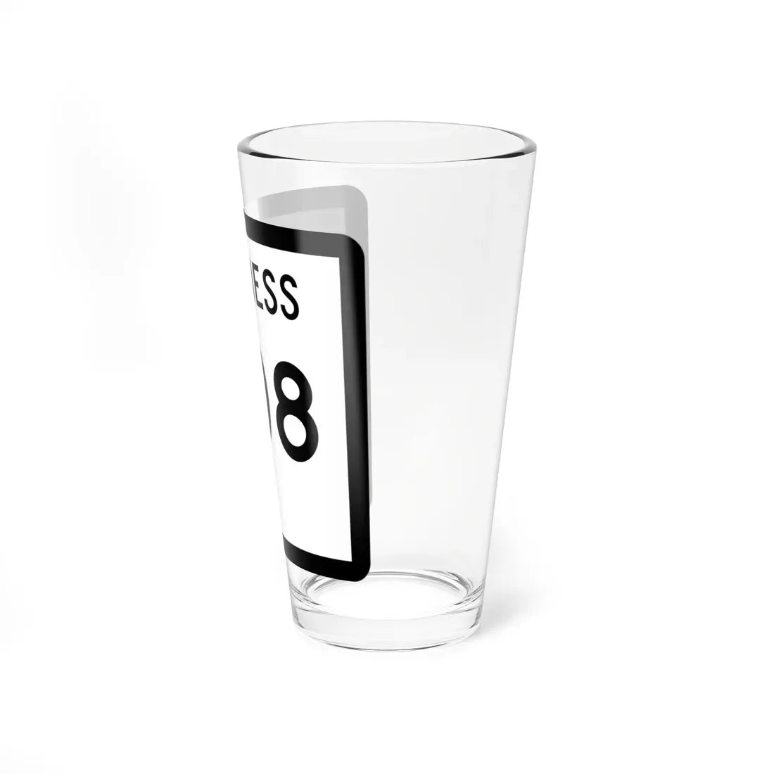 Texas Business 208 (Texas) (Road Sign) Pint Glass 16oz - Go Mug Yourself