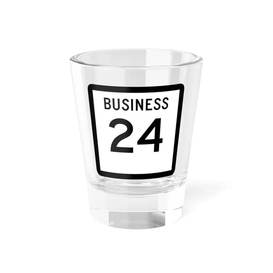 Texas Business 24 (Texas) (Road Sign) Shot Glass 1.5oz 1.5oz - Go Mug Yourself