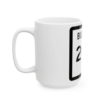 Texas Business 286 (Texas) (Road Sign) White Coffee Mug - Go Mug Yourself