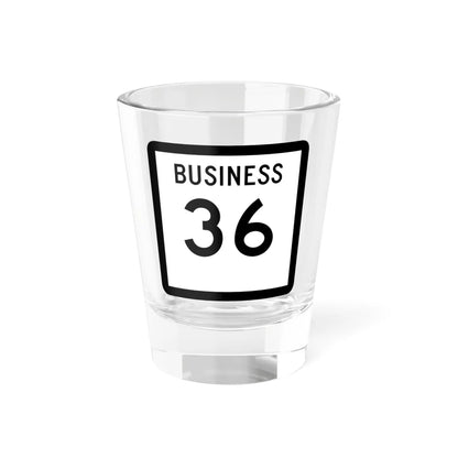 Texas Business 36 (Texas) (Road Sign) Shot Glass 1.5oz 1.5oz - Go Mug Yourself