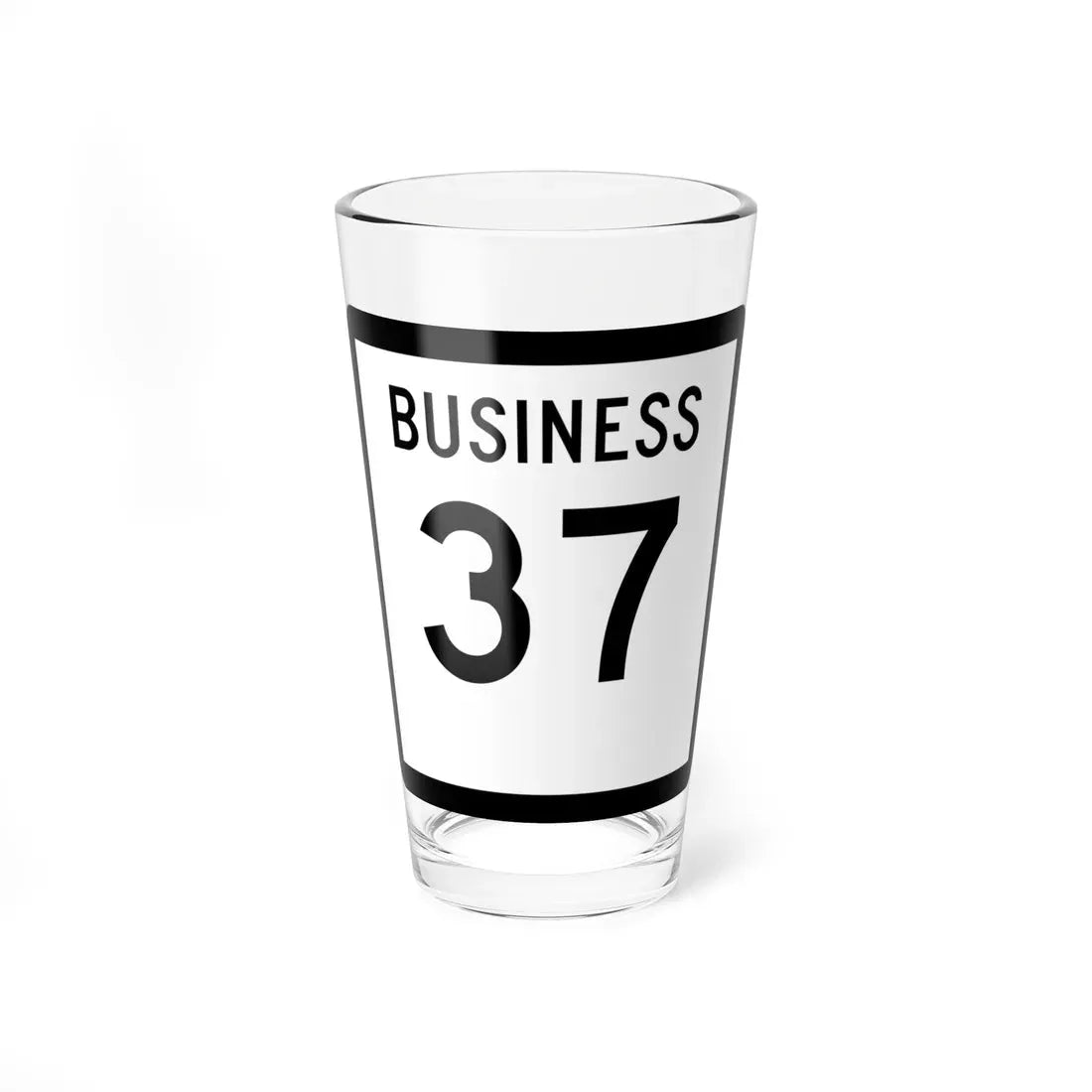 Texas Business 37 (Texas) (Road Sign) Pint Glass 16oz 16oz - Go Mug Yourself