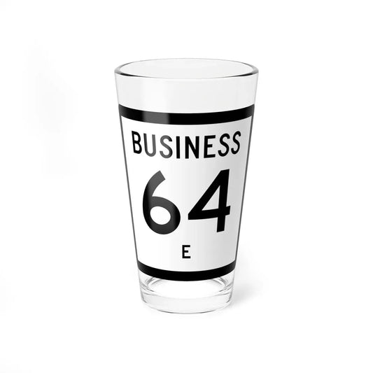 Texas Business 64-E (Texas) (Road Sign) Pint Glass 16oz 16oz - Go Mug Yourself
