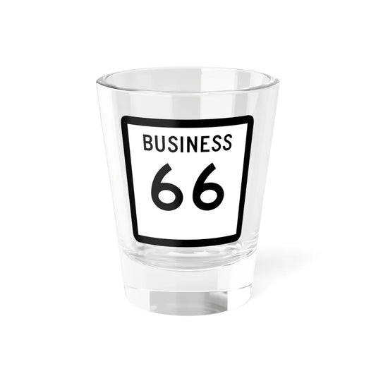 Texas Business 66 (Texas) (Road Sign) Shot Glass 1.5oz 1.5oz - Go Mug Yourself