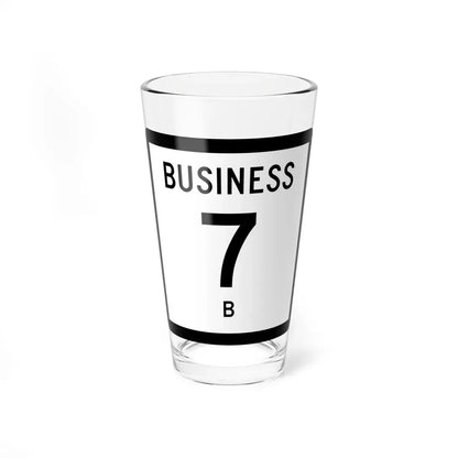 Texas Business 7-B (Texas) (Road Sign) Pint Glass 16oz 16oz - Go Mug Yourself