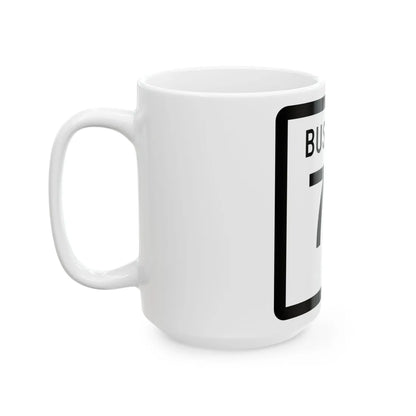 Texas Business 70-G (Texas) (Road Sign) White Coffee Mug - Go Mug Yourself