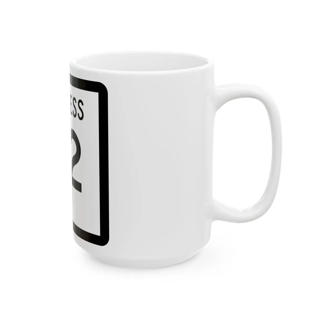 Texas Business 72 (Texas) (Road Sign) White Coffee Mug - Go Mug Yourself