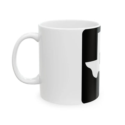 Texas Business FM 1187 (Texas) (Road Sign) White Coffee Mug - Go Mug Yourself