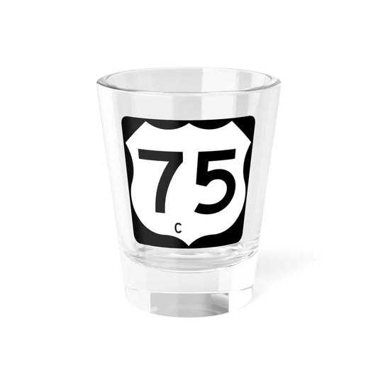 Texas Business US 75-C (Texas) (Road Sign) Shot Glass 1.5oz 1.5oz - Go Mug Yourself