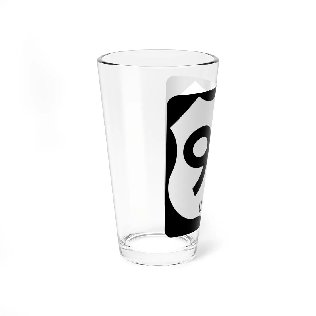 Texas Business US 90-U (Texas) (Road Sign) Pint Glass 16oz - Go Mug Yourself