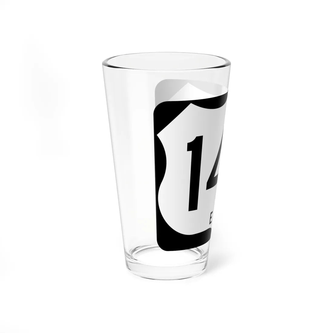 Texas Business US XXX-X (Texas) (Road Sign) Pint Glass 16oz - Go Mug Yourself