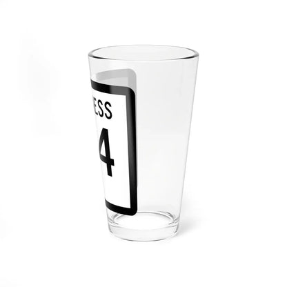 Texas Business XX-X (Texas) (Road Sign) Pint Glass 16oz - Go Mug Yourself