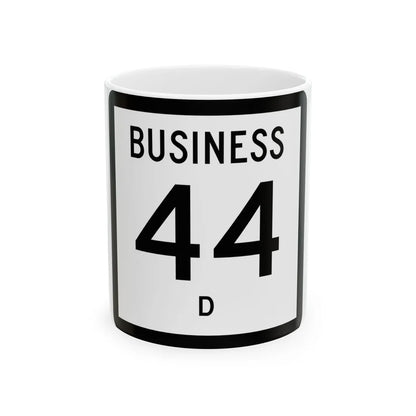 Texas Business XX-X (Texas) (Road Sign) White Coffee Mug 11oz - Go Mug Yourself