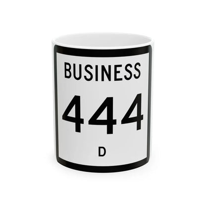 Texas Business XXX-X (Texas) (Road Sign) White Coffee Mug 11oz - Go Mug Yourself