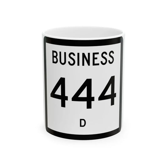 Texas Business XXX-X (Texas) (Road Sign) White Coffee Mug 11oz - Go Mug Yourself