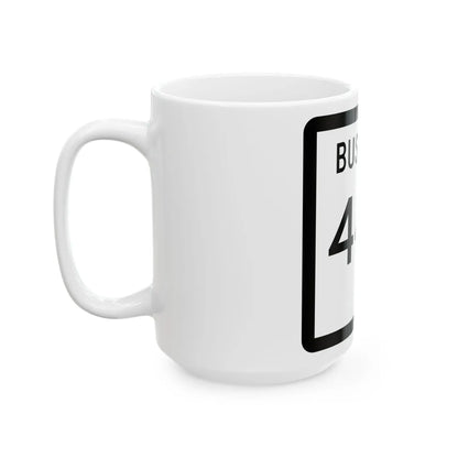 Texas Business XXX-X (Texas) (Road Sign) White Coffee Mug - Go Mug Yourself