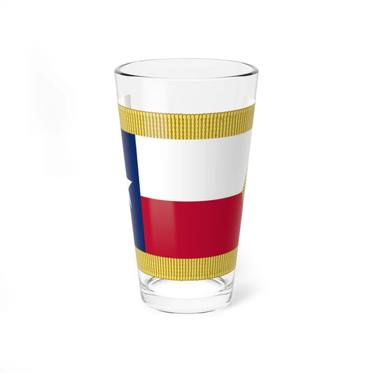 Texas Civil War Guidon (United States) Pint Glass 16oz 16oz - Go Mug Yourself