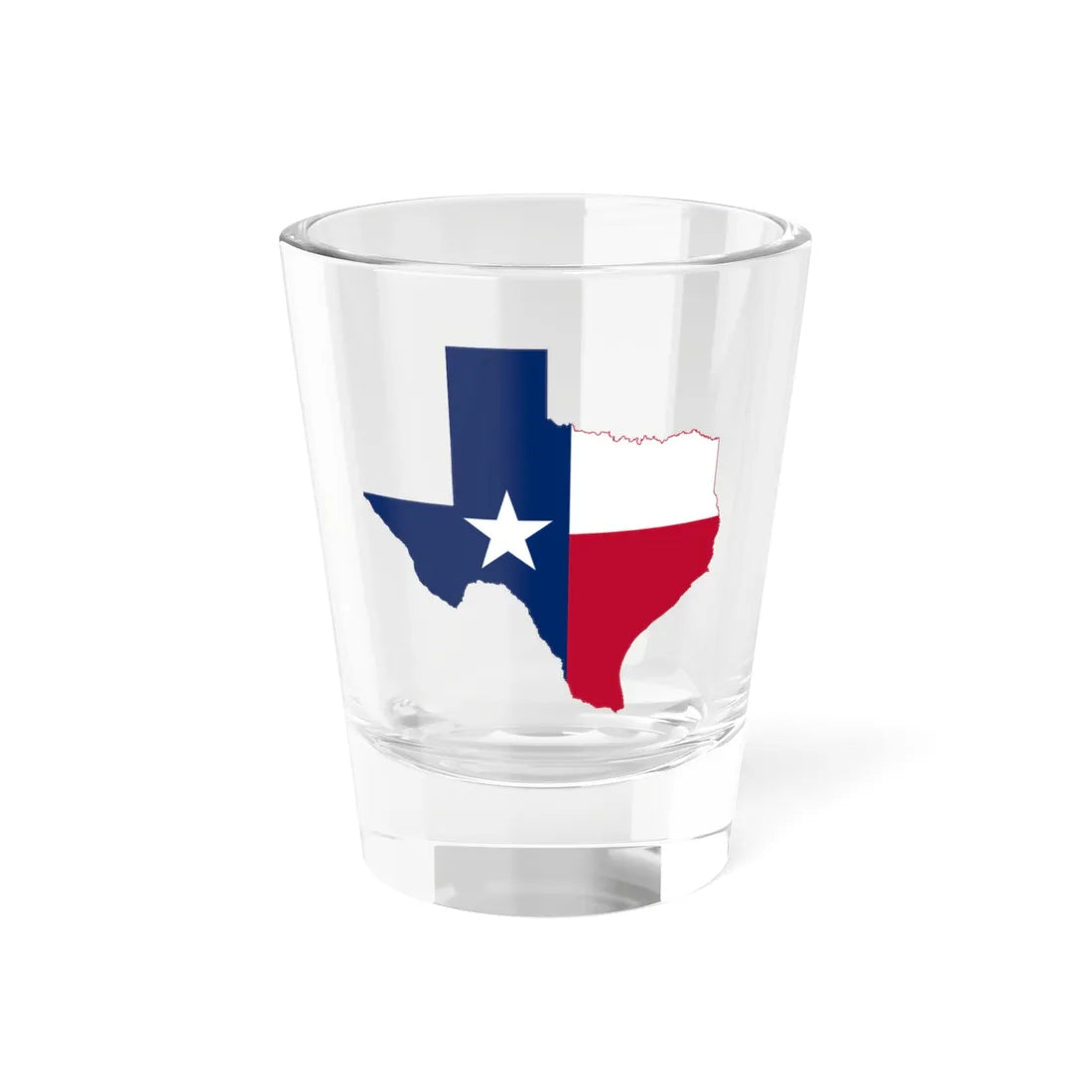 Texas flag map (United States) Shot Glass 1.5oz 1.5oz - Go Mug Yourself