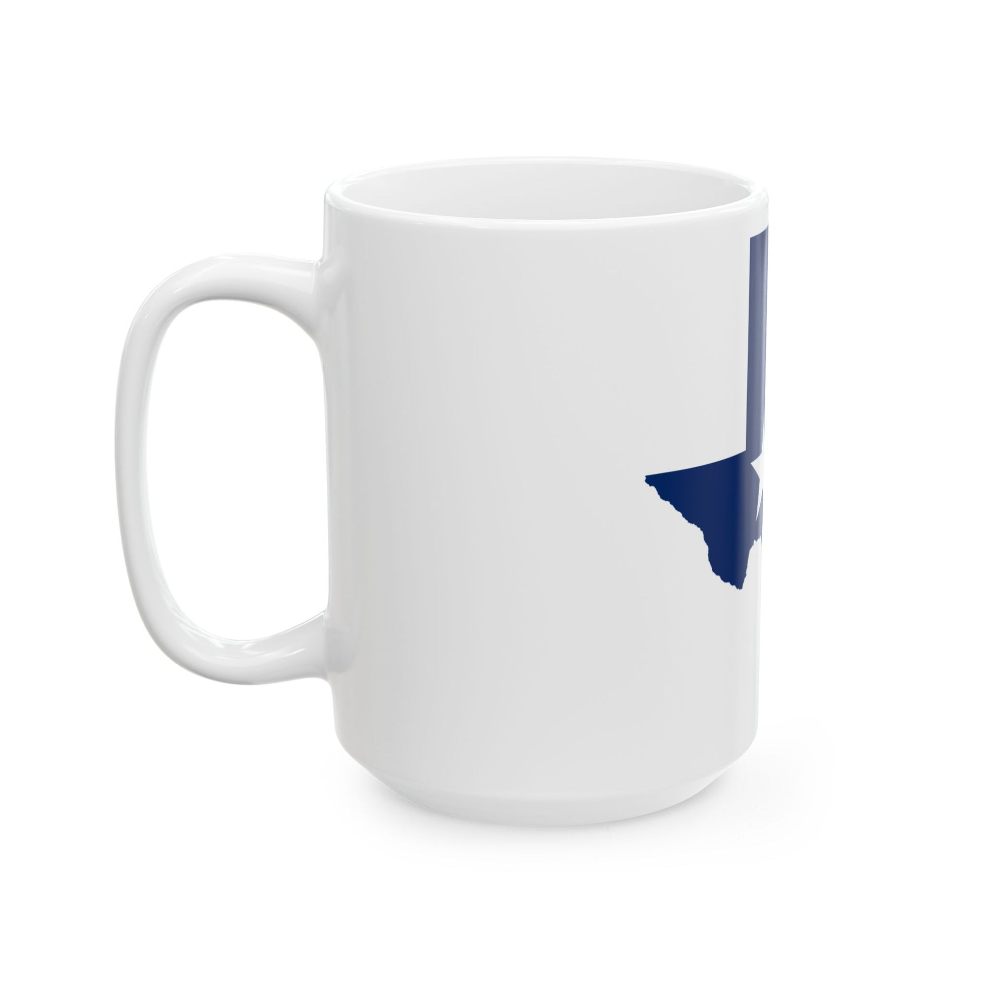 Texas flag map (United States) White Coffee Mug-Go Mug Yourself