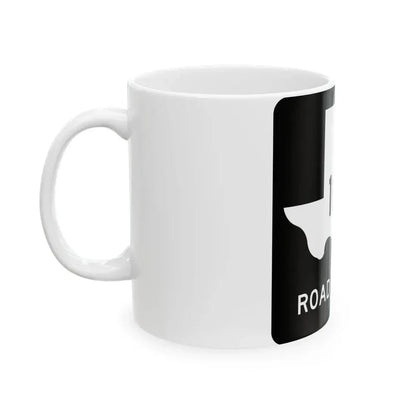 Texas FM 1033 (Texas) (Road Sign) White Coffee Mug - Go Mug Yourself