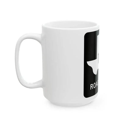 Texas FM 1047 (Texas) (Road Sign) White Coffee Mug - Go Mug Yourself