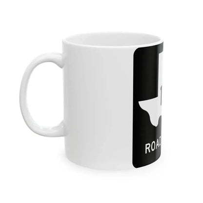 Texas FM 1544 (Texas) (Road Sign) White Coffee Mug - Go Mug Yourself
