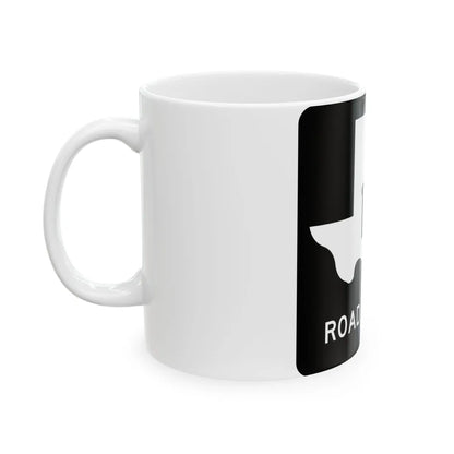 Texas FM 167 (Texas) (Road Sign) White Coffee Mug - Go Mug Yourself