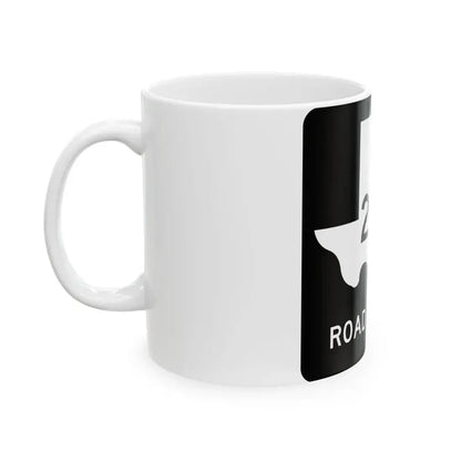 Texas FM 2646 (Texas) (Road Sign) White Coffee Mug - Go Mug Yourself