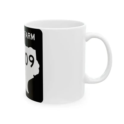 Texas FM 3509 (Texas) (Road Sign) White Coffee Mug - Go Mug Yourself
