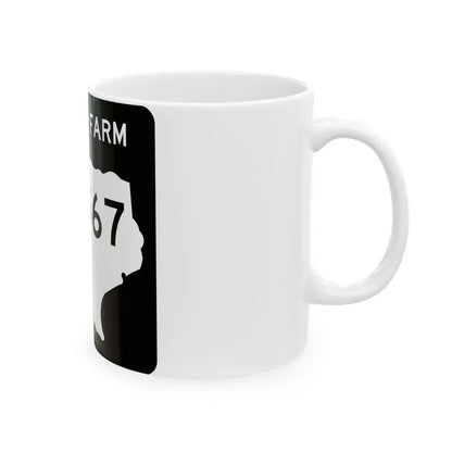Texas FM 3567 (Texas) (Road Sign) White Coffee Mug - Go Mug Yourself
