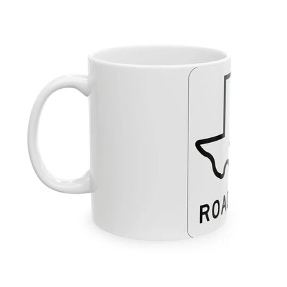 Texas FM 42 1956 (Texas) (Road Sign) White Coffee Mug - Go Mug Yourself